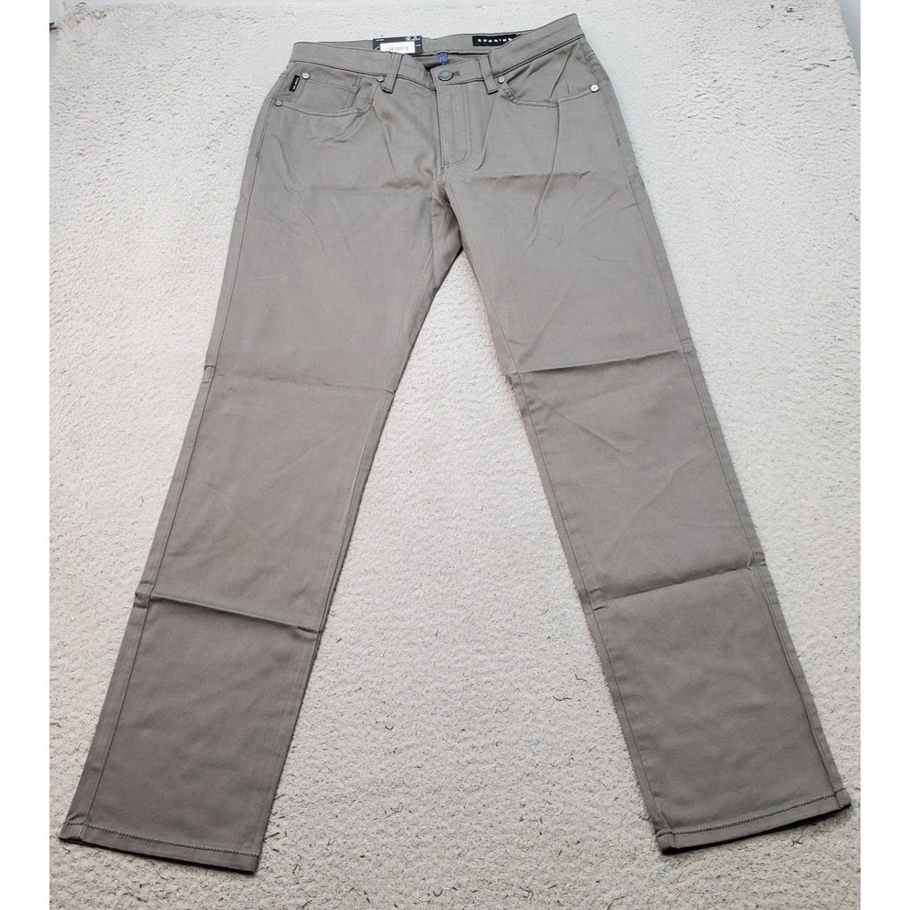 Dunning Golf Chino Pants Mens 30/30 Gray Performance Stretch Quick Dry D7F23P748
